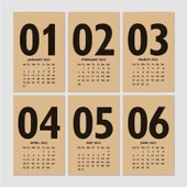 Kraft 2026 Masa Takvimi İngilizce Türkçe Takvim - 4