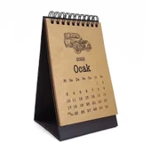 Klasik Araba Takvim 2026 Masa Takvimi Siyah Kraft thumbnail 1