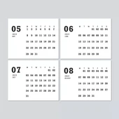 2026 Takvim, Kırmızı Sert Üçgen Ayak, 2026 Masa Takvimi thumbnail 3