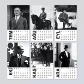 Haftalık Planlamalı Atatürk Takvimi Atatürk Masa Takvimi 2026 Takvim ve Haftalık Planlama İkisi Bir Arada - 3