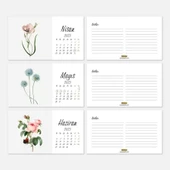 Vintage Çiçekli 2026 Masa Takvimi thumbnail 3