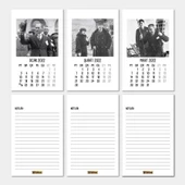 Atatürk Takvimi Haftalık Planlamalı 2026 Masa Takvimi Kırmızı thumbnail 2