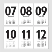 Siyah 2026 Masa Takvimi İngilizce Türkçe Sayı Aylar Konsept thumbnail 3