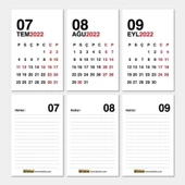 Haftalık Planlayıcı 2026 Masa Takvimi Kraft thumbnail 4