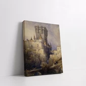 Ortaçağ Kalesi Kanvas Tablo thumbnail 3