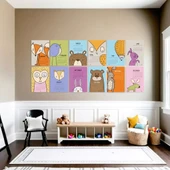 2026 Takvim, Sevimli Hayvanlar Duvar Takvimi, A4 Poster Takvim, 33x48 cm Poster Takvim, Renkli ve Eğlenceli - 7