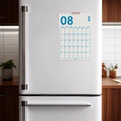 2026 Aylık Planlayıcı Duvar Takvimi, 33X48 cm & A4 Poster Takvim, Organizer Takvim, Gökkuşağı Renkleri thumbnail 5