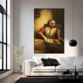 Düşünen Adam Kanvas Tablo thumbnail 2