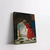 Kaplumbağa Terbiyecisi Kanvas Tablo thumbnail 3