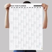 2026 Yıllık Planlayıcı Duvar Takvimi, Aylık Planlayıcı Aile Takvimi, Siyah Beyaz Takvim thumbnail 2