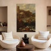 Antik Harabeler Üzerinde Kanvas Tablo thumbnail 2