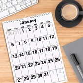 2026 Duvar Takvimi, 33X48 cm Spiralli Takvim, A4 Spiralli Takvim, Aylık Planlayıcı Takvim - 8