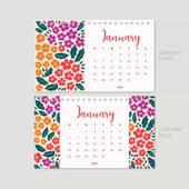 Çiçek Galerisi 2026 Masa Takvimi, Rengarenk Çiçekli Takvim, 2026 Desk Calendar, Flowers Calendar 2026, Floral Calendar thumbnail 3