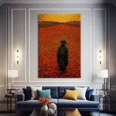 Anıların Kızıllığı Kanvas Tablo thumbnail 2