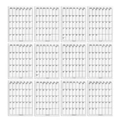 2026 Aylık Planlayıcı Duvar Takvimi, 33X48 cm & A4 Takvim, 12 Ay Poster Takvim, Organizer Takvim thumbnail 6