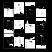 Ahşap Tabanlı Masa Takvimi | Kedi Fotoğraflı 2026 Masa Takvimi - 5