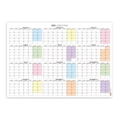 2026 Yıllık Planlayıcı Duvar Takvimi, Pastel Gökkuşağı Renkler thumbnail 4