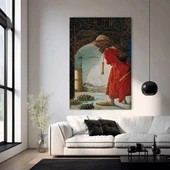 Kaplumbağa Terbiyecisi Kanvas Tablo thumbnail 2