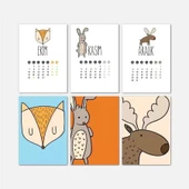 Hayvanlar Alemi Masa Takvimi | Ahşap Tabanlı 2026 Masa Takvimi - 5