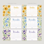 Çiçek Galerisi 2026 Masa Takvimi, Rengarenk Çiçekli Takvim, 2026 Desk Calendar, Flowers Calendar 2026, Floral Calendar thumbnail 10