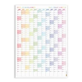 2026 Yıllık Planlayıcı Duvar Takvimi, Gökkuşağı Renkleri, Rainbow, Dikey thumbnail 2