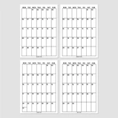 2026 Aylık Planlayıcı Duvar Takvimi, 33X48 cm & A4 Takvim, 12 Ay Poster Takvim, Organizer Takvim thumbnail 7