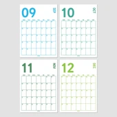 2026 Aylık Planlayıcı Duvar Takvimi, 33X48 cm & A4 Poster Takvim, Organizer Takvim, Gökkuşağı Renkleri thumbnail 9