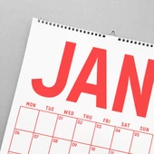 2025 - 2026 Spiralli Akademik Duvar Takvimi, A4 Takvim, 33 x 48 cm Takvim, Eylül Başlangıçlı, Academic Wall Calendar thumbnail 3