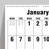 2026 Duvar Takvimi, 33X48 cm Spiralli Takvim, A4 Spiralli Takvim, Aylık Planlayıcı Takvim - 3