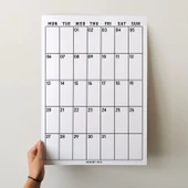 2026 Aylık Planlayıcı Duvar Takvimi, 33X48 cm & A4 Takvim, 12 Ay Poster Takvim, Organizer Takvim thumbnail 2