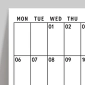 2026 Aylık Planlayıcı Duvar Takvimi, 33X48 cm & A4 Takvim, 12 Ay Poster Takvim, Organizer Takvim thumbnail 3