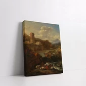 Antik Harabeler Üzerinde Kanvas Tablo thumbnail 3