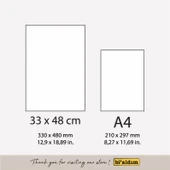 2026 Aylık Planlayıcı Duvar Takvimi, 33X48 cm & A4 Takvim, 12 Ay Poster Takvim, Organizer Takvim thumbnail 10