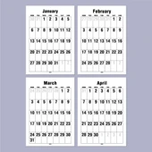 2026 Duvar Takvimi, 33X48 cm Spiralli Takvim, A4 Spiralli Takvim, Aylık Planlayıcı Takvim - 4