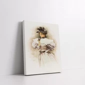 Zarif Portre Kanvas Tablo thumbnail 3