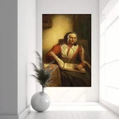 Düşünen Adam Kanvas Tablo thumbnail 1