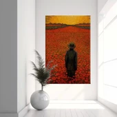 Anıların Kızıllığı Kanvas Tablo thumbnail 1