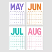 2025 - 2026 Spiralli Akademik Duvar Takvimi, A4 Takvim, 33 x 48 cm Takvim, Eylül Başlangıçlı, Academic Wall Calendar thumbnail 7