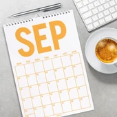 2025 - 2026 Spiralli Akademik Duvar Takvimi, A4 Takvim, 33 x 48 cm Takvim, Eylül Başlangıçlı, Academic Wall Calendar thumbnail 8