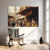 Tarihi Çarşı Kanvas Tablo thumbnail 1