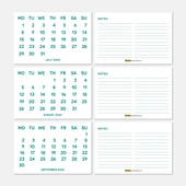 2026 Takvimi, 2026 Masa Takvimi Yeşil Renk, 2026 Calendar, 2026 Desk Calendar Green Color thumbnail 5