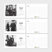 2026 Atatürk Takvimi, Atatürk Masa Takvimi, 2026 Takvim thumbnail 3