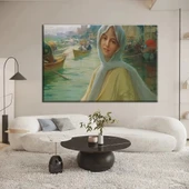 Gondolun Yolcusu Kanvas Tablo thumbnail 1