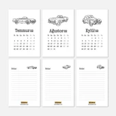 Klasik Arabalar 2026 Takvimi - Masa Takvimi thumbnail 5