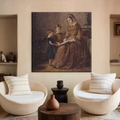 Sohbet Saati Kanvas Tablo thumbnail 2