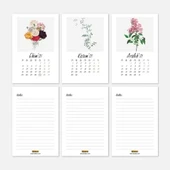 Vintage Çiçekler 2026 Masa Takvimi thumbnail 6