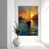 Venedik'te Akşam Kanvas Tablo thumbnail 1