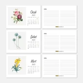 Çiçekli Takvim, 2026 Masa Takvimi, Çiçek Fotoğraflı Takvim thumbnail 3