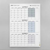 Üç Aylık Planlayıcı 2026 Duvar Takvimi Seti, 90 Günlük Planlama, 2026 Duvar Planlayıcı Takvim, Boho Renkler, 12 Hafta Pl thumbnail 7