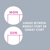 2026 Aylık Planlayıcı Duvar Takvimi, Önceki ve Sonraki Ay Takvim, 33X48 cm & A4 Spiralli Takvim, Canlı Gökkuşağı Renkler thumbnail 9